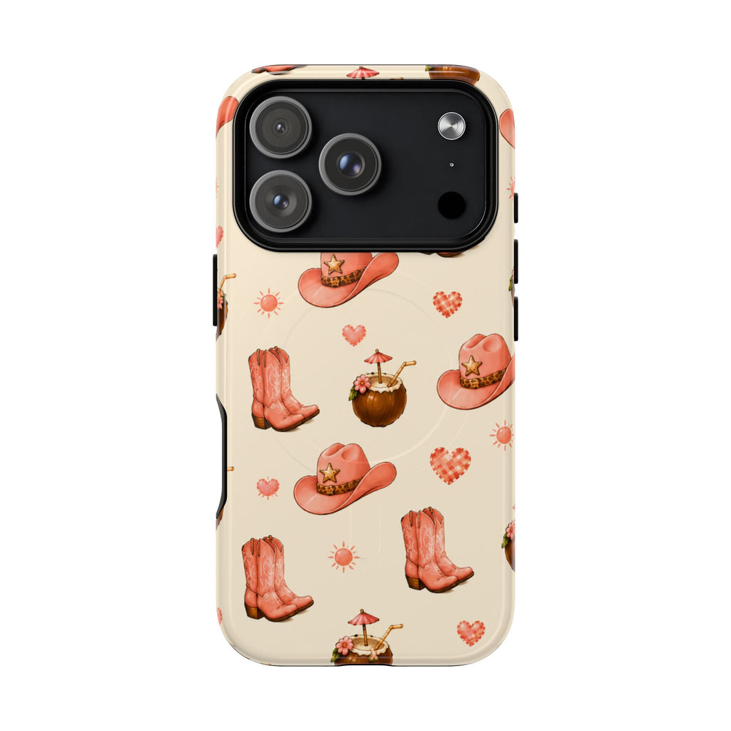 Boots in the Cabana- Tough Magnetic Phone Case