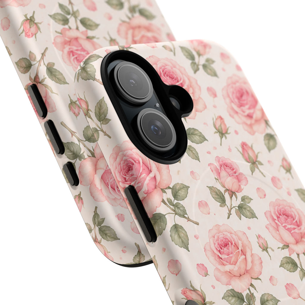 Pink Petals & Paradise- Tough Magnetic Phone Case