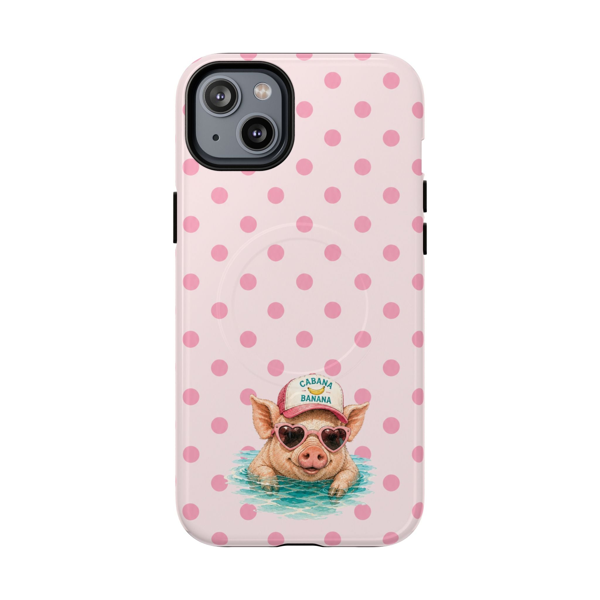 Pink Piggie Confetti- Tough Magnetic Phone Case