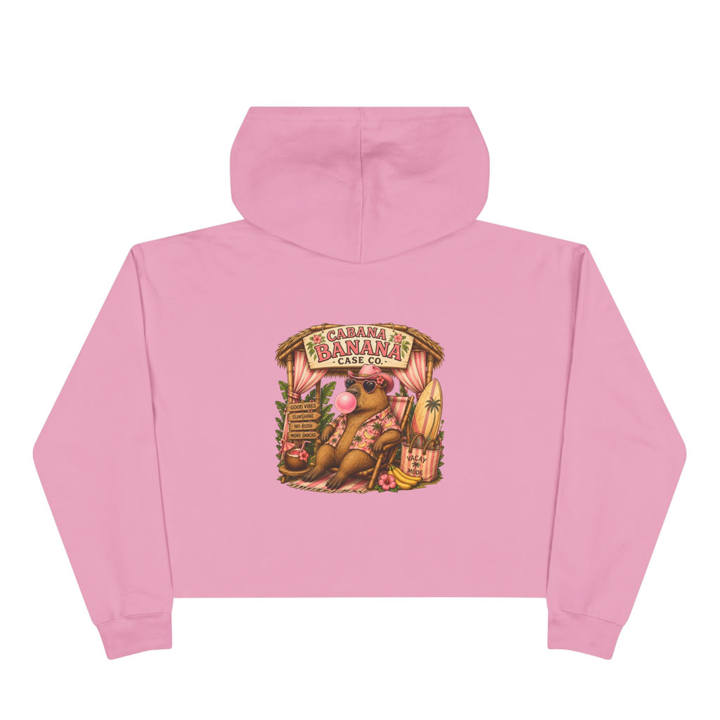 Capy Cabana- Crop Hoodie