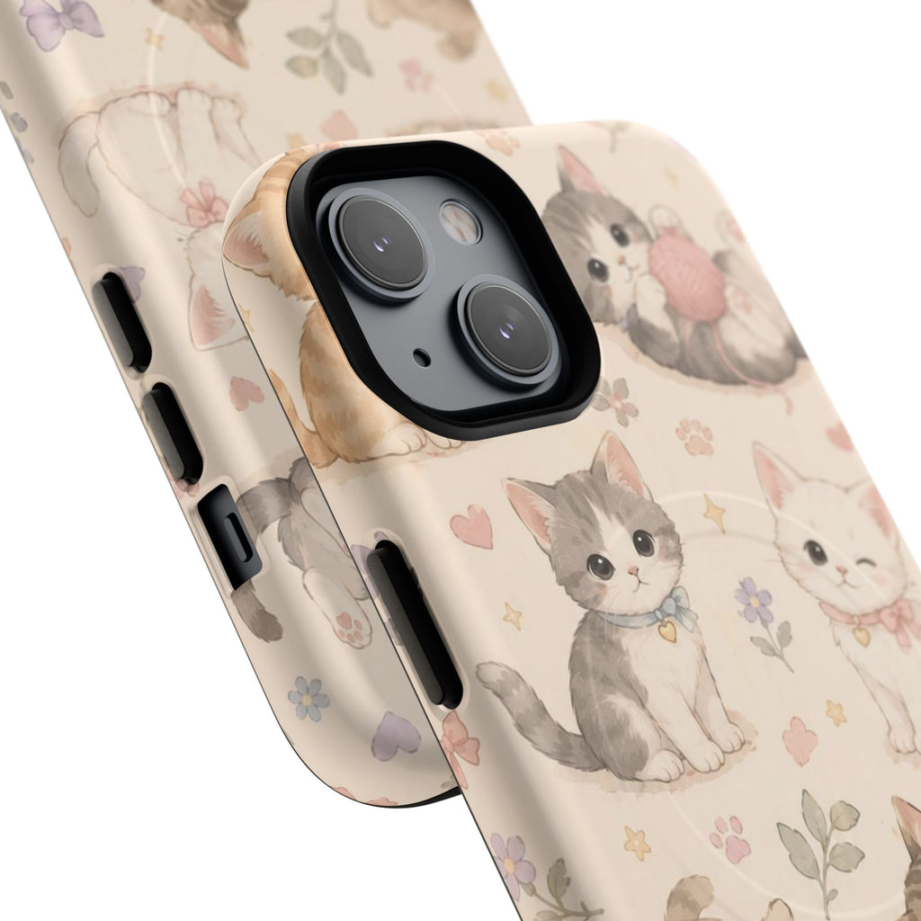 Kitten Cabana Club -Tough Magnetic Phone Case