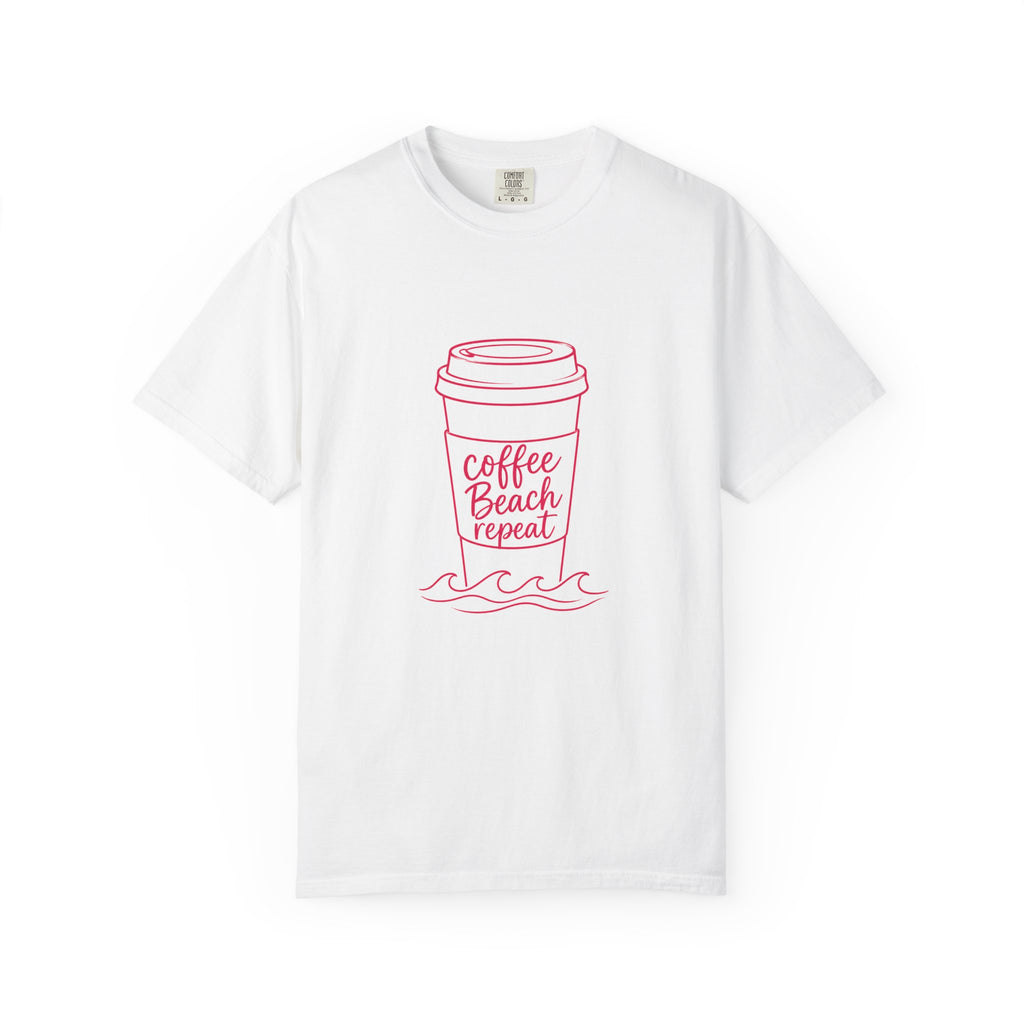 Coffee Beach Repeat – Comfort Colors® T-Shirt