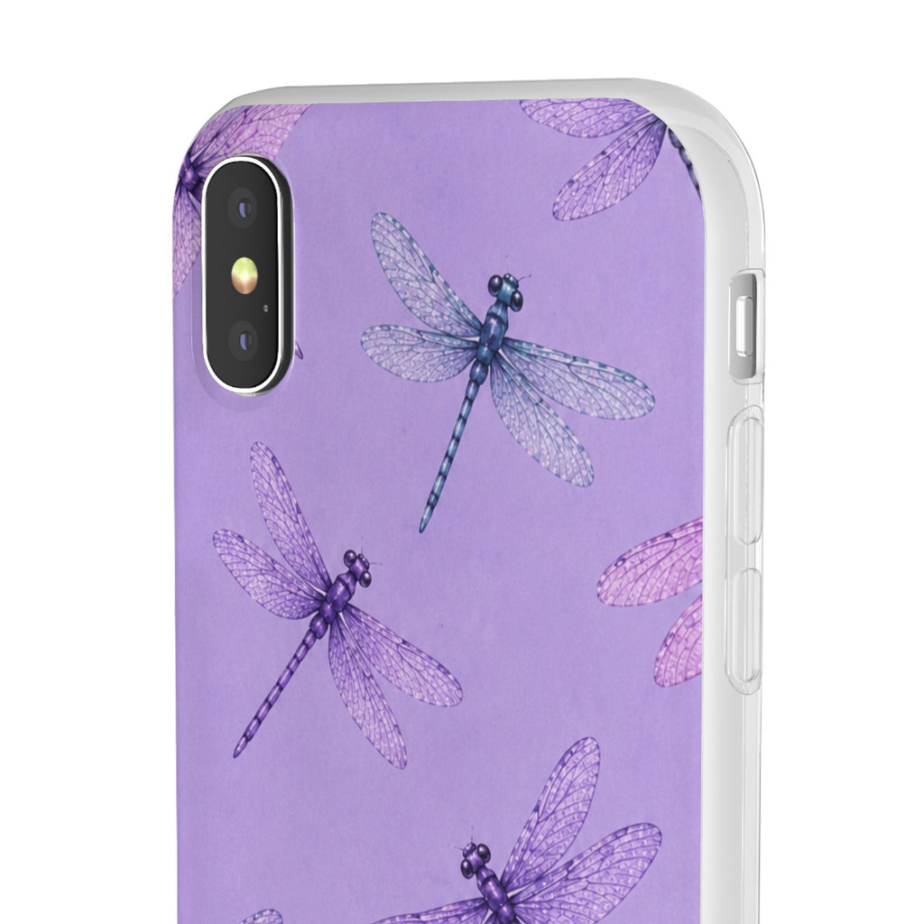 Lavender Dragonfly Dreams-Flexi iPhone & Samsung Phone Case