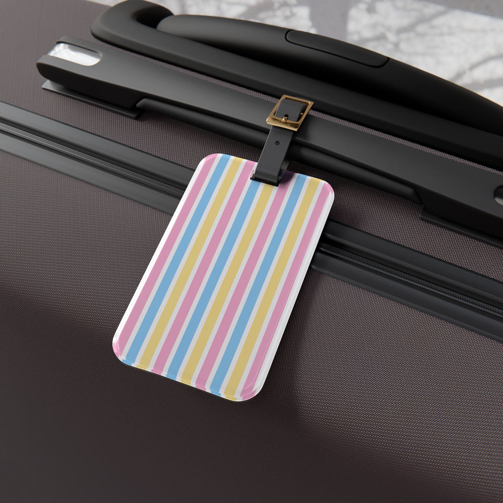 Cotton Candy Cabana- Luggage Tag