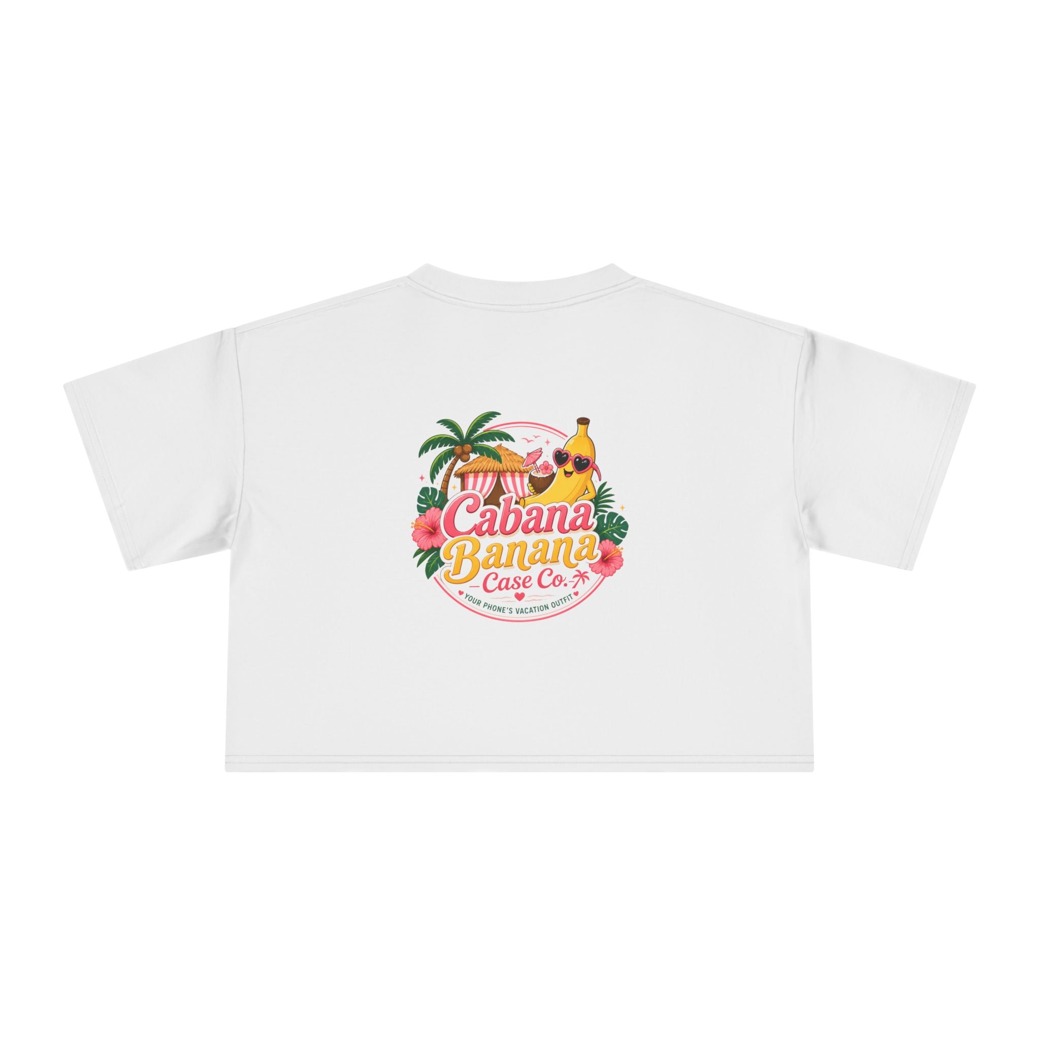Cabana Banana- Crop Tee