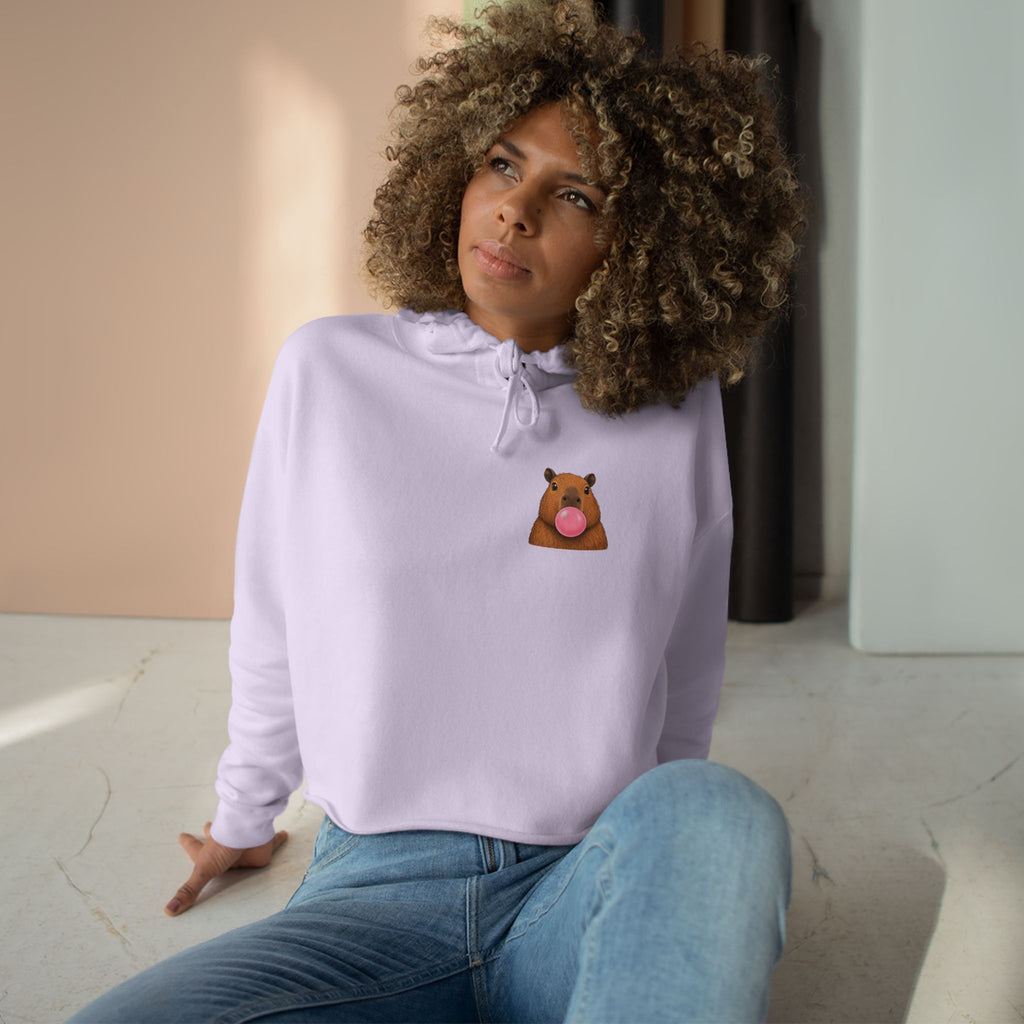 Capy Cabana- Crop Hoodie