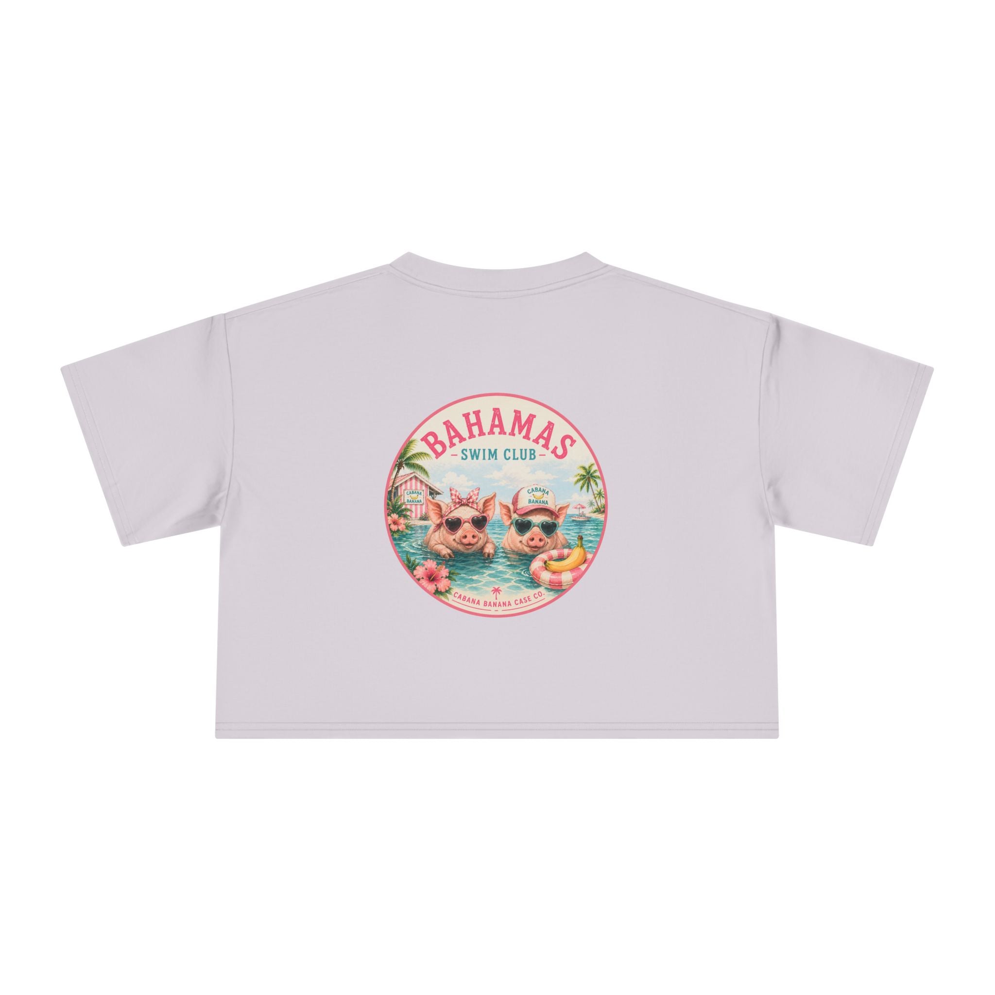 Bahamas Pig Swim Club – Crop Tee