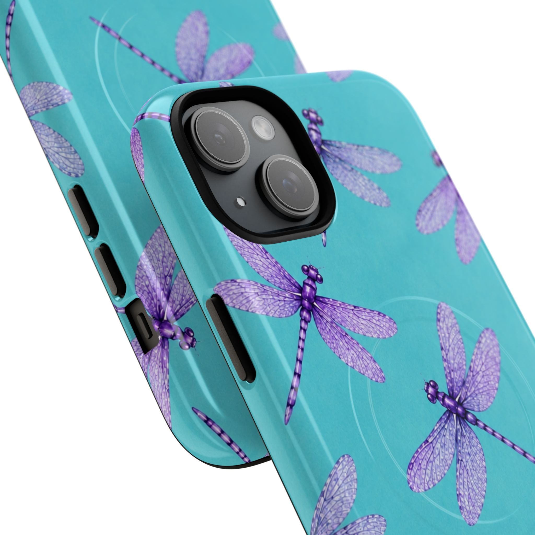 Turquoise Dragonfly Dreams – Tough Magnetic Phone Case