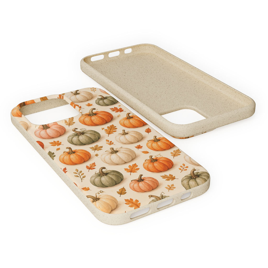 Cabana Pumpkin Patch -Eco-Friendly Biodegradable Phone Case