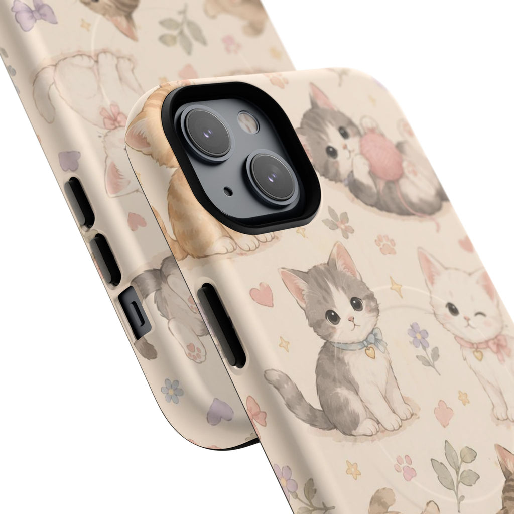 Kitten Cabana Club -Tough Magnetic Phone Case