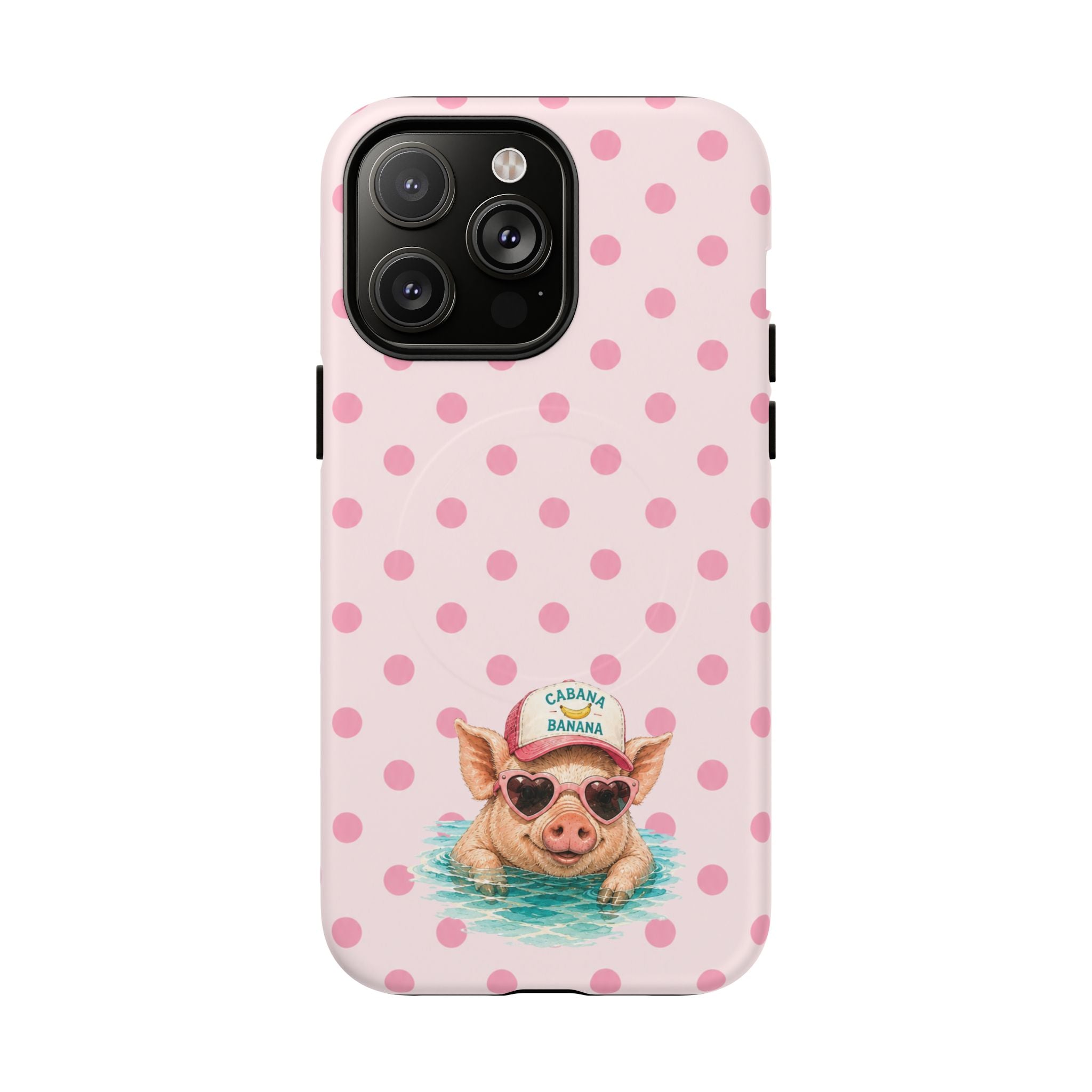 Pink Piggie Confetti- Tough Magnetic Phone Case
