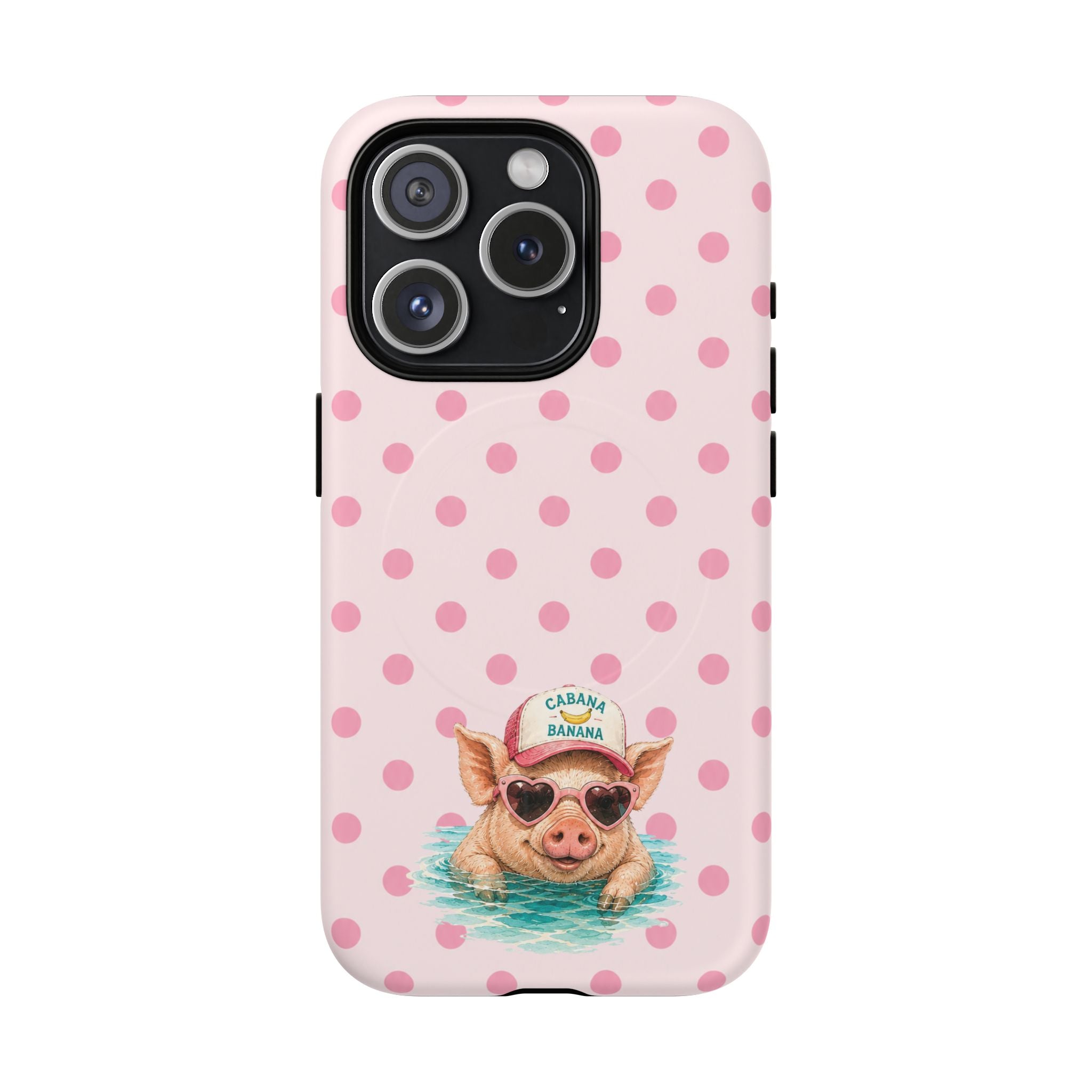 Pink Piggie Confetti- Tough Magnetic Phone Case