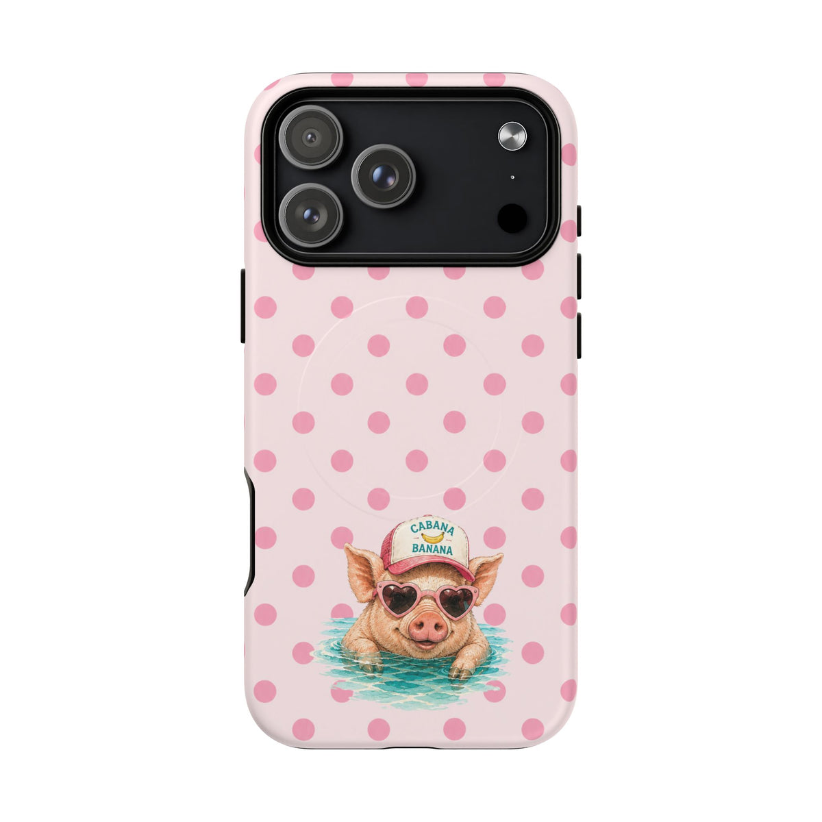 Pink Piggie Confetti- Tough Magnetic Phone Case