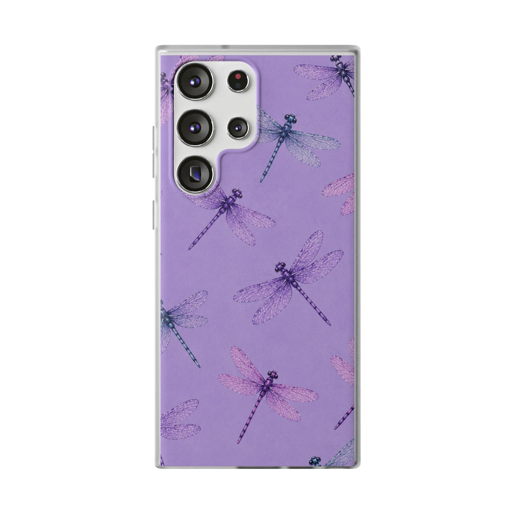Lavender Dragonfly Dreams-Flexi iPhone & Samsung Phone Case