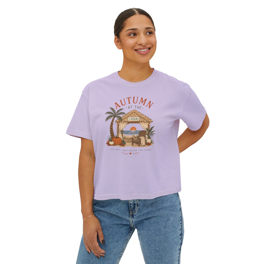 Autumn at the Cabana – Boxy Tee