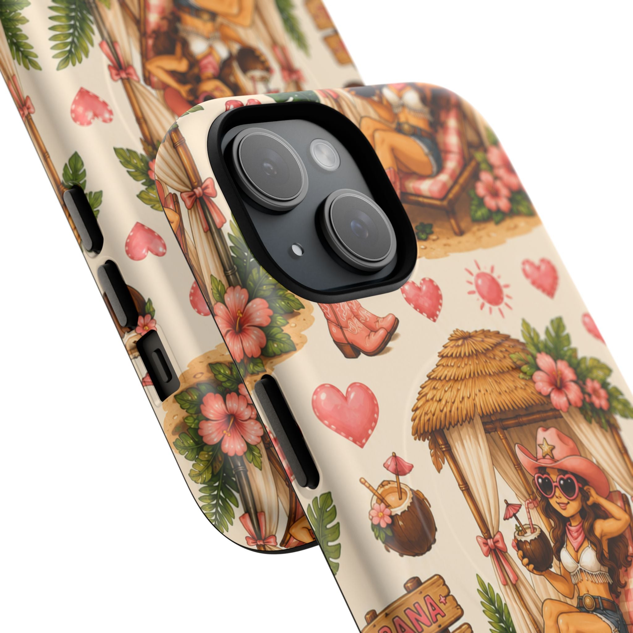Cabana Cowgirl- Tough Magnetic Phone Case