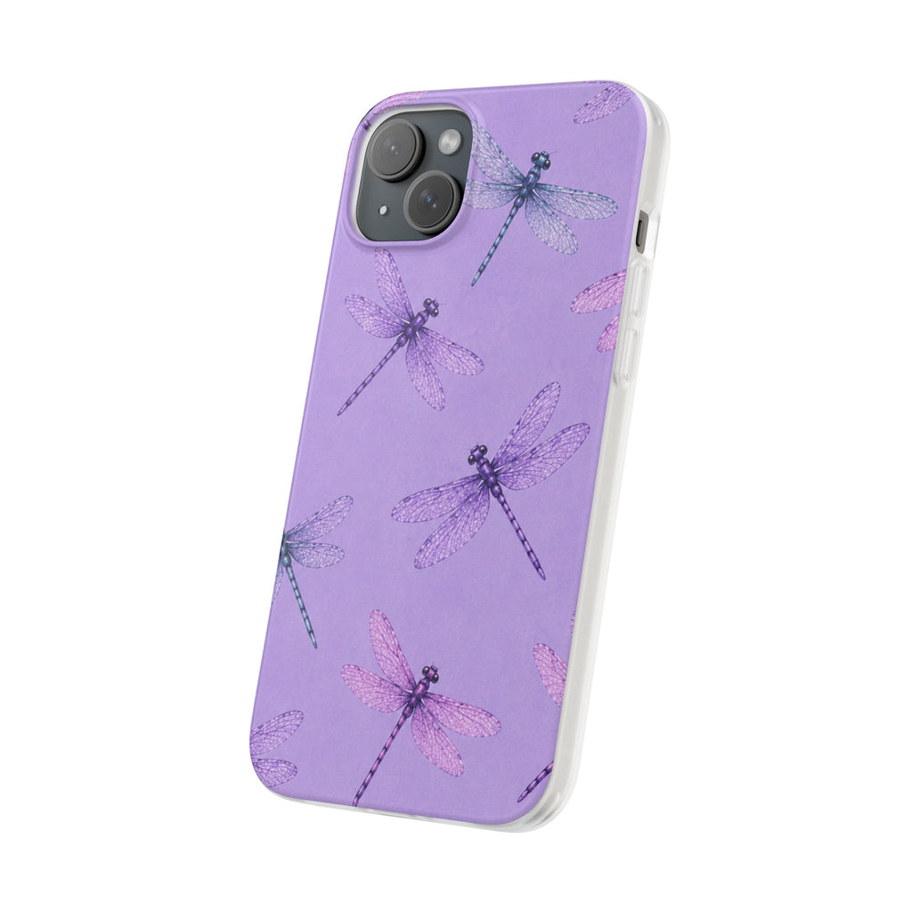 Lavender Dragonfly Dreams-Flexi iPhone & Samsung Phone Case