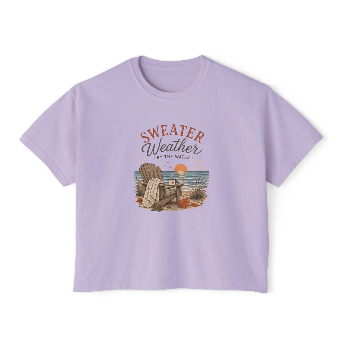 Sweater Weather by the Water – Boxy Tee