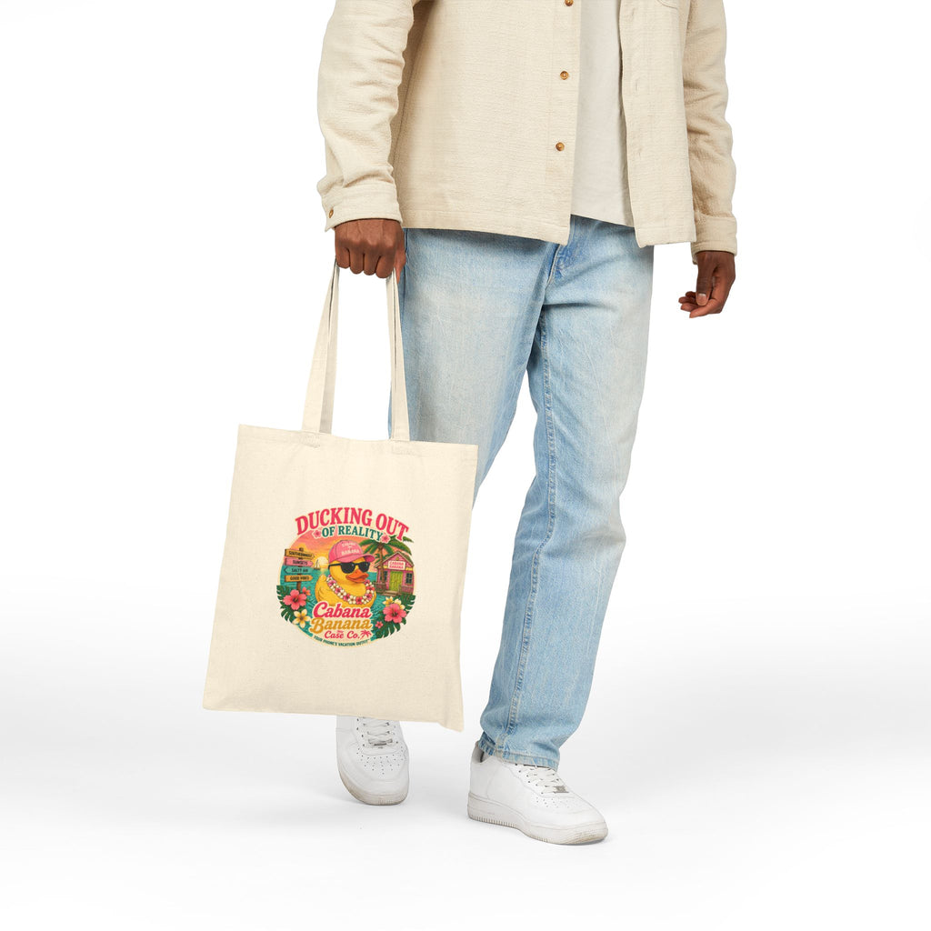 Ducking Out of Reality- Canvas Tote Bag
