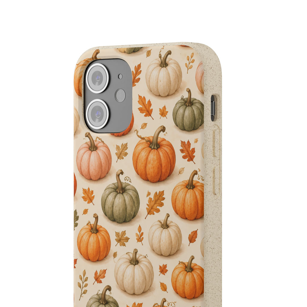 Cabana Pumpkin Patch -Eco-Friendly Biodegradable Phone Case
