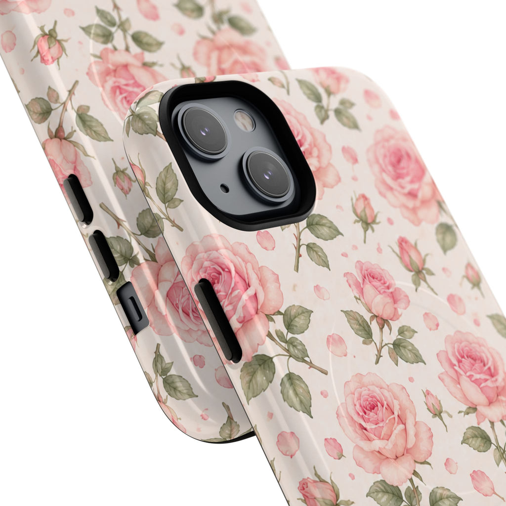 Pink Petals & Paradise- Tough Magnetic Phone Case
