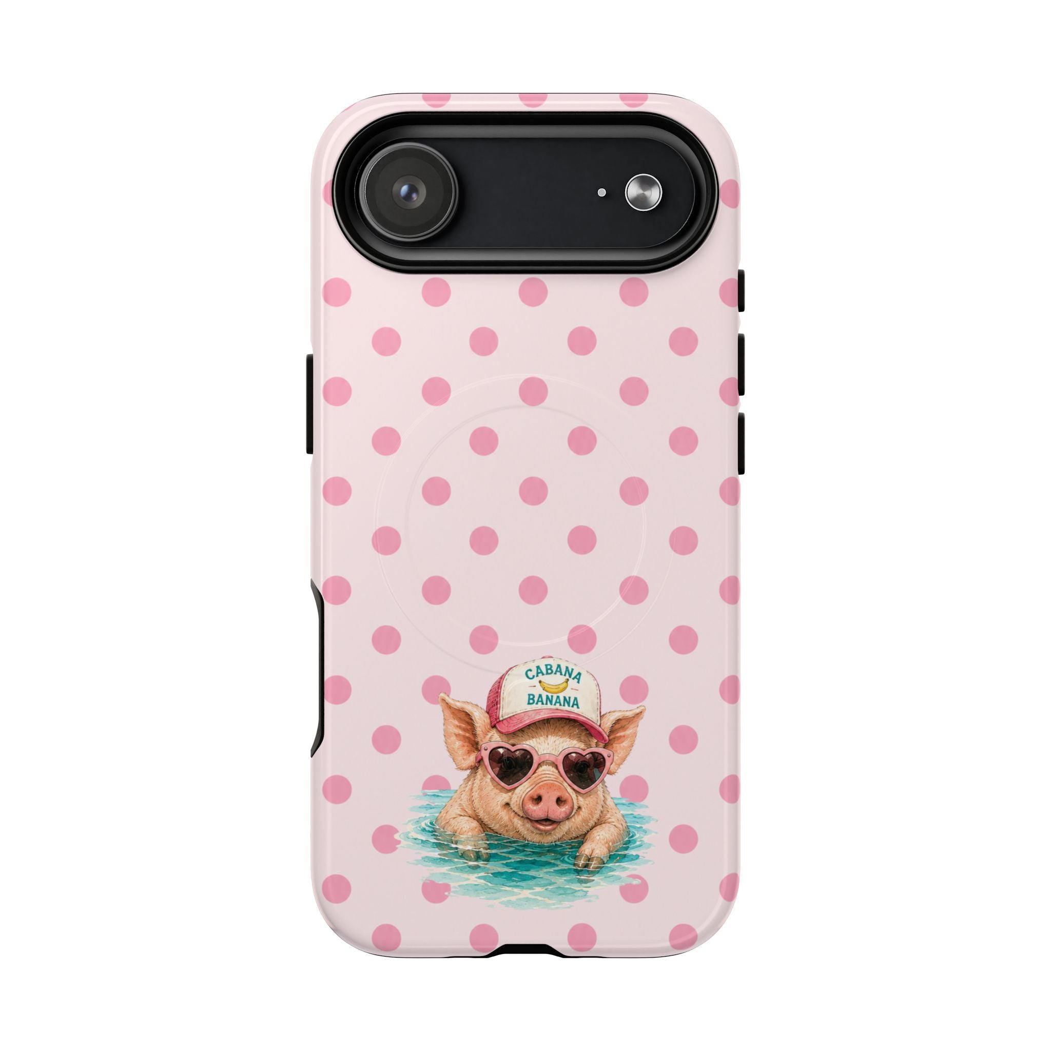 Pink Piggie Confetti- Tough Magnetic Phone Case