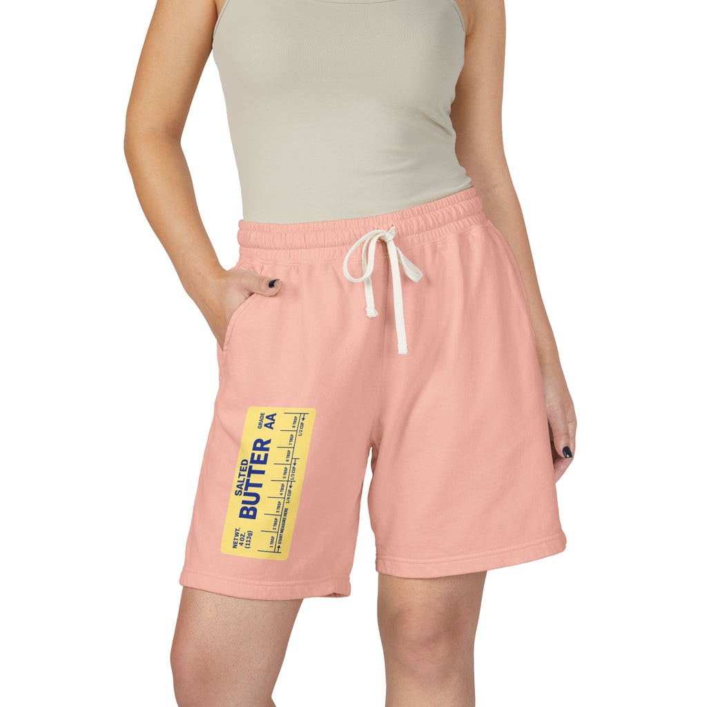 Butter Me Up in the Cabana — Cute Graphic Long Lounge Shorts