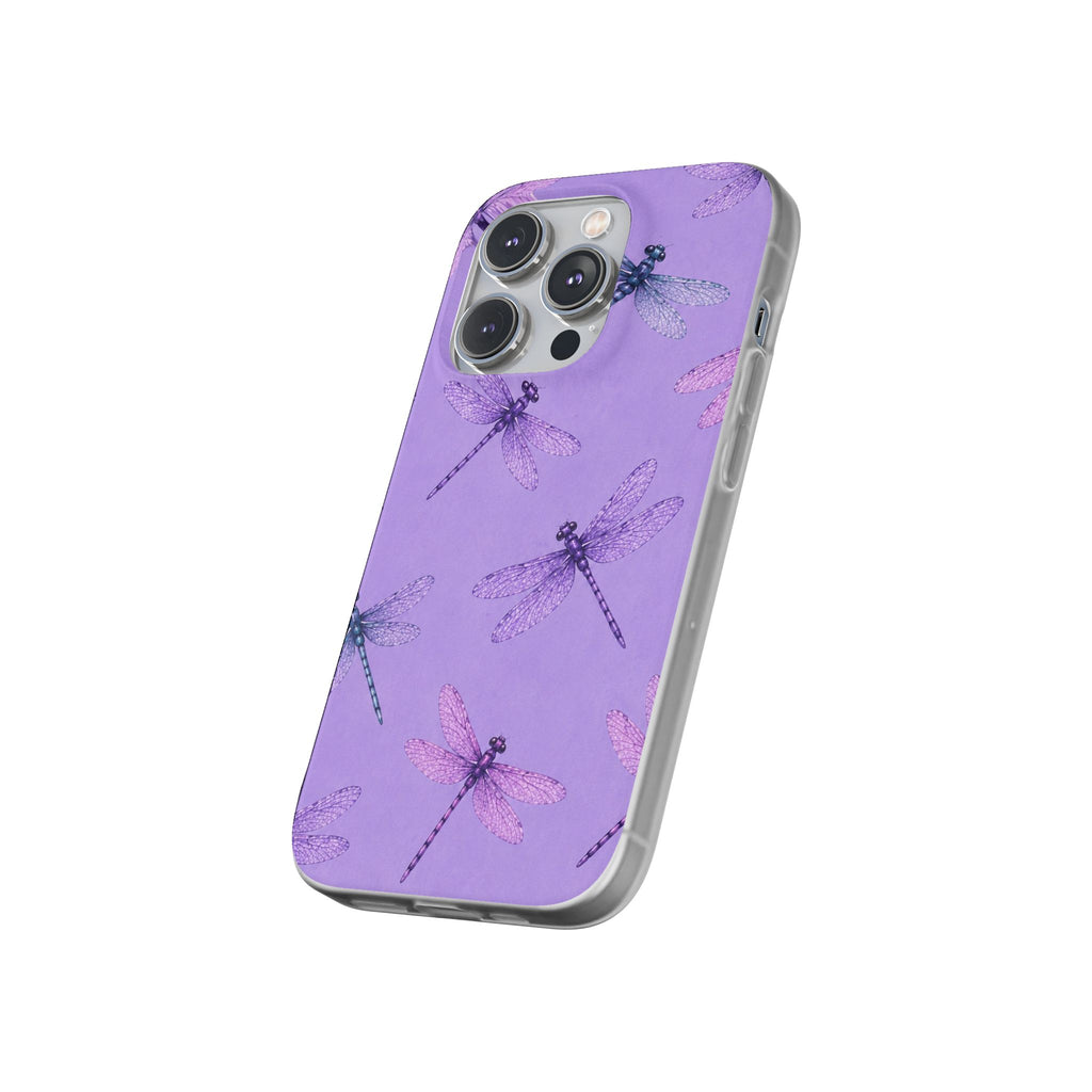 Lavender Dragonfly Dreams-Flexi iPhone & Samsung Phone Case