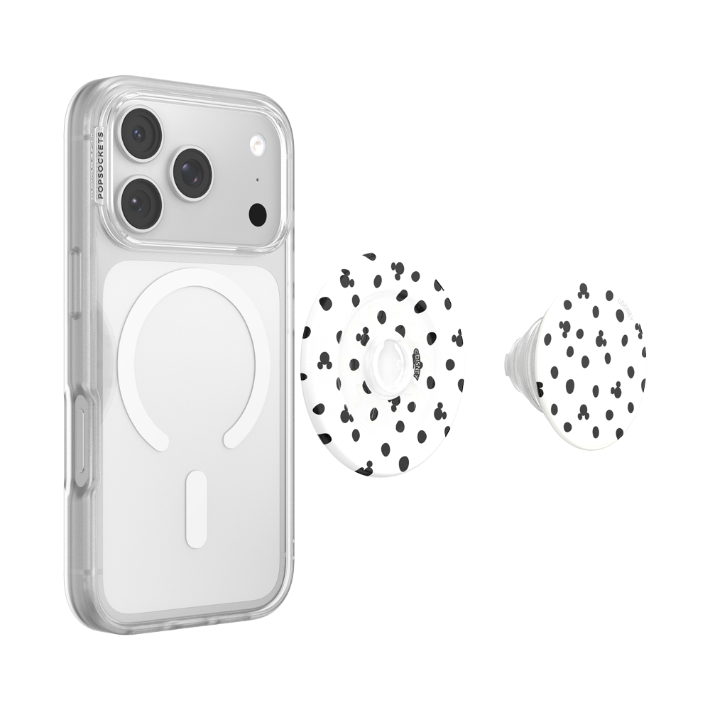 PopSockets MagSafe Disney Mickey Polka Dot White