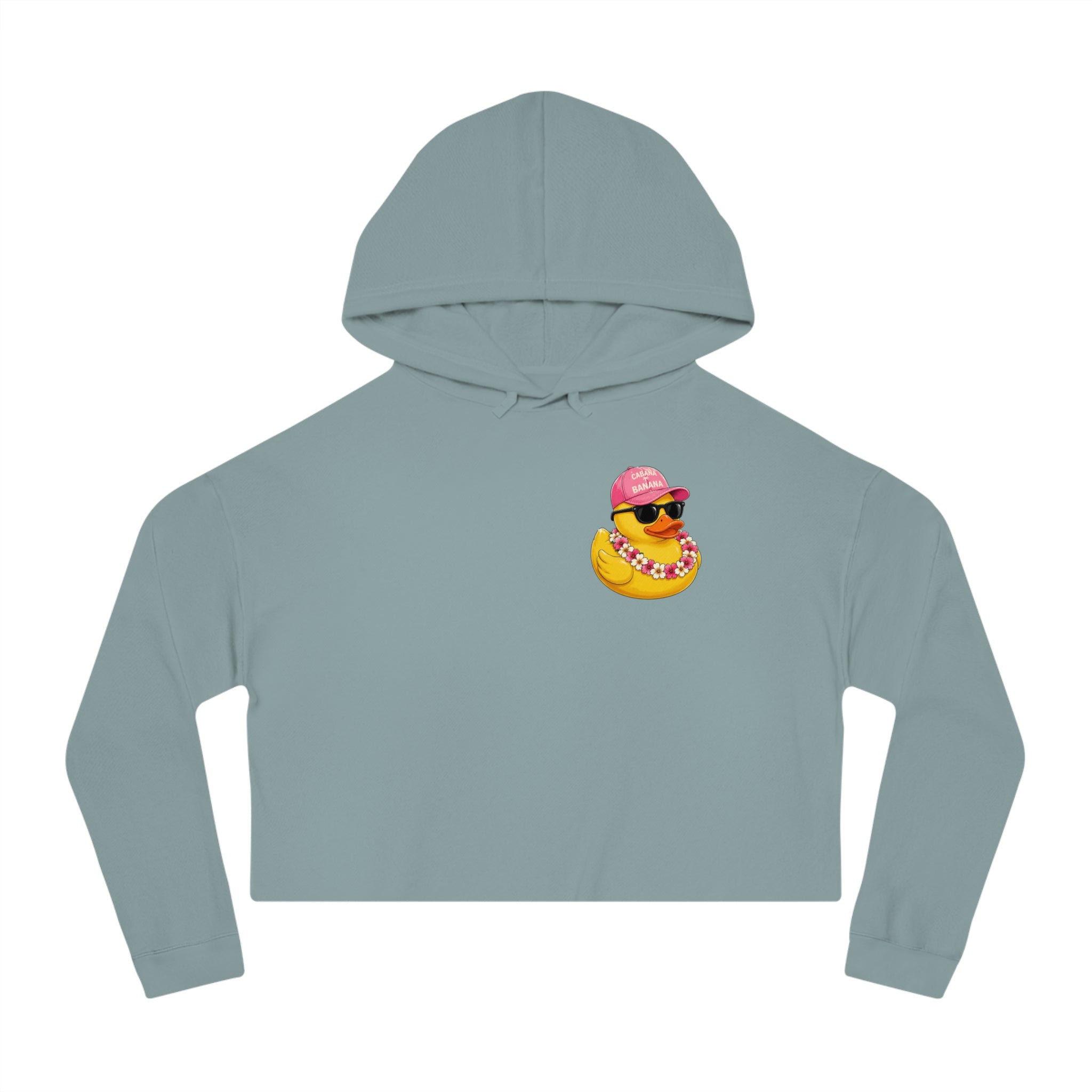 Ducking Out of Reality-Cropped Hoodie