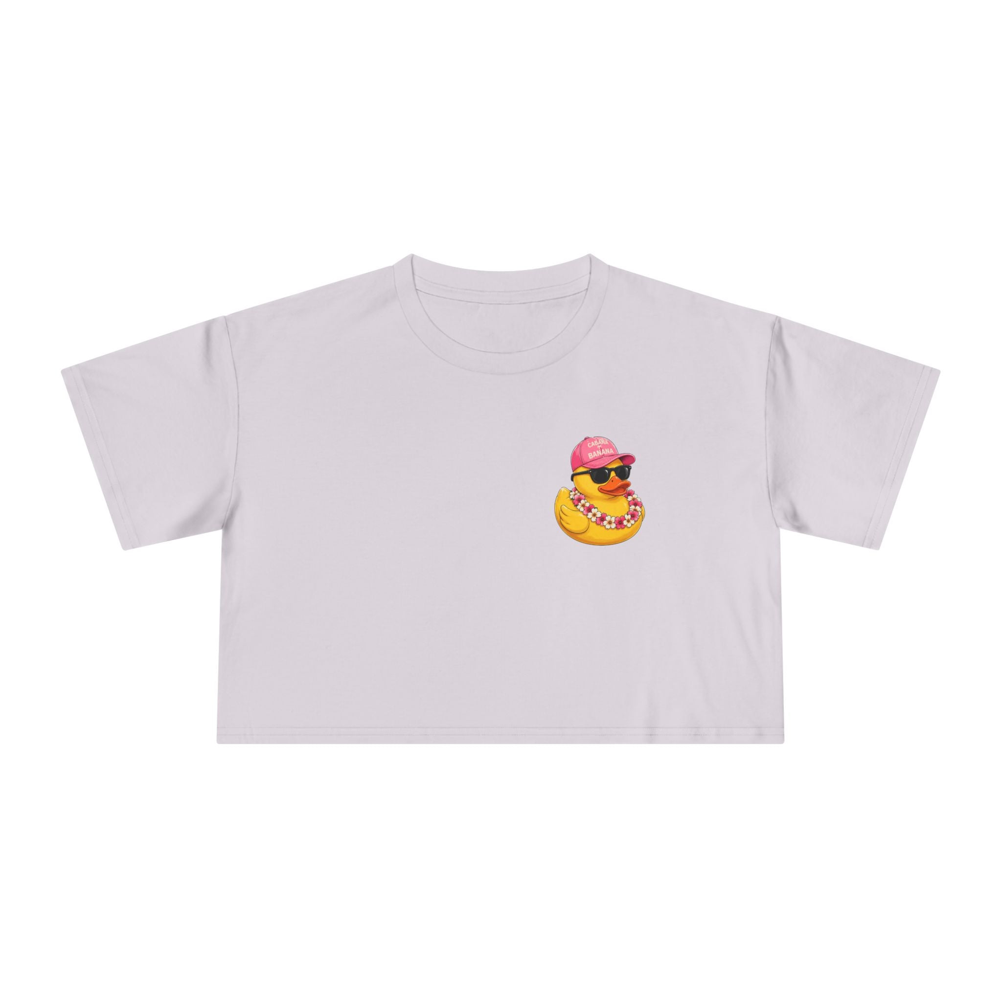 Ducking Out of Reality-Crop Tee Shirt