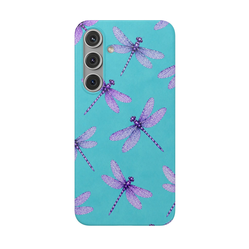 Turquoise Dragonfly Dreams – Flexi iPhone & Samsung Phone Case