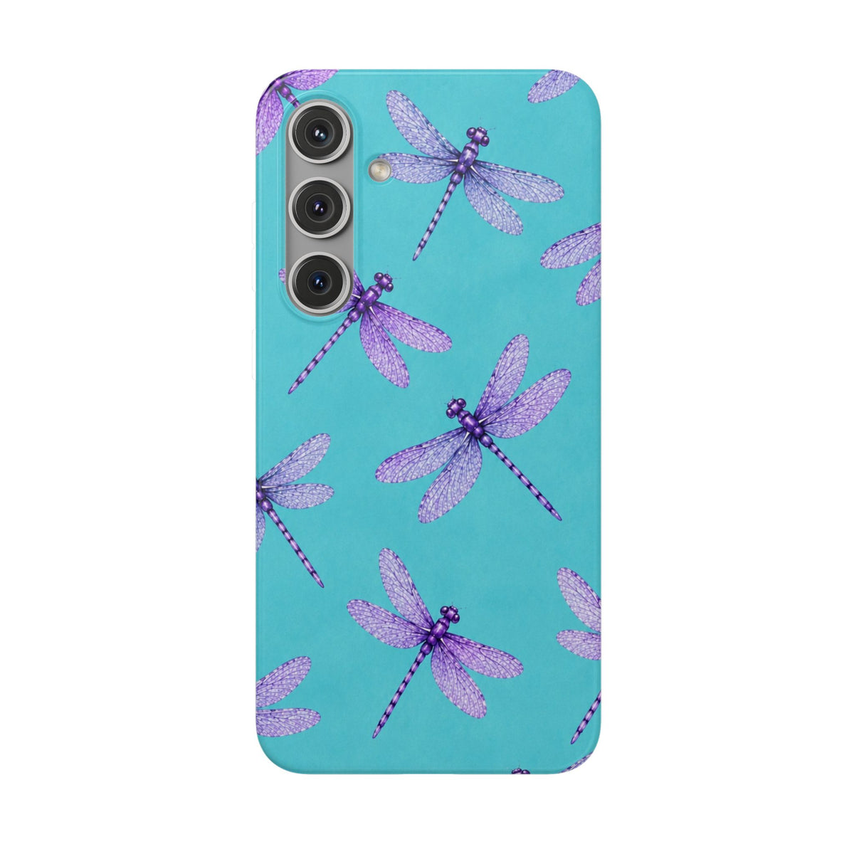 Turquoise Dragonfly Dreams – Flexi iPhone & Samsung Phone Case