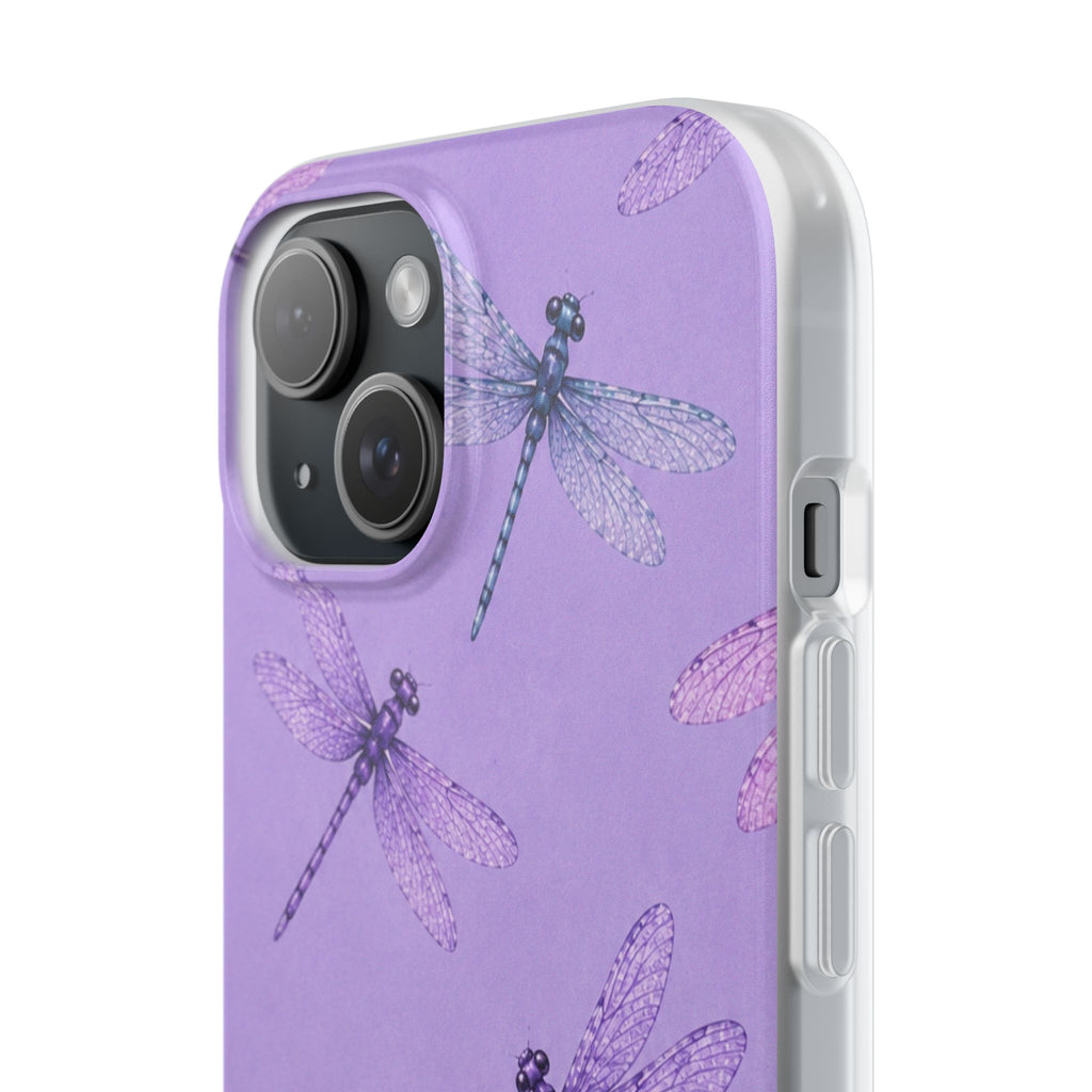 Lavender Dragonfly Dreams-Flexi iPhone & Samsung Phone Case