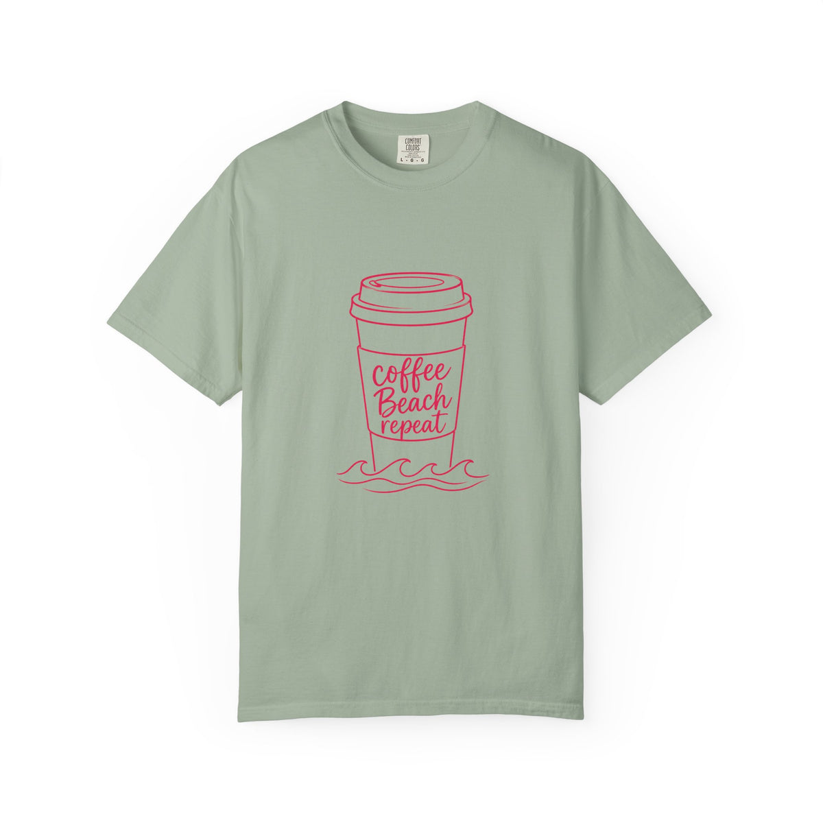 Coffee Beach Repeat – Comfort Colors® T-Shirt