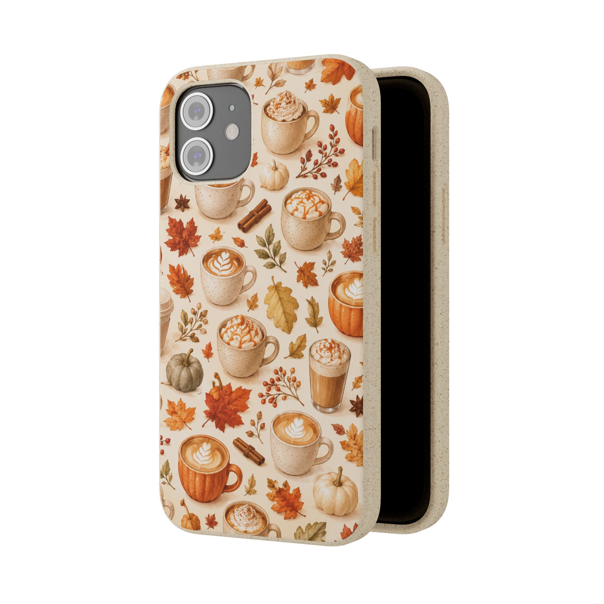 Fall in Love Latte- Eco-Friendly Biodegradable Phone Case