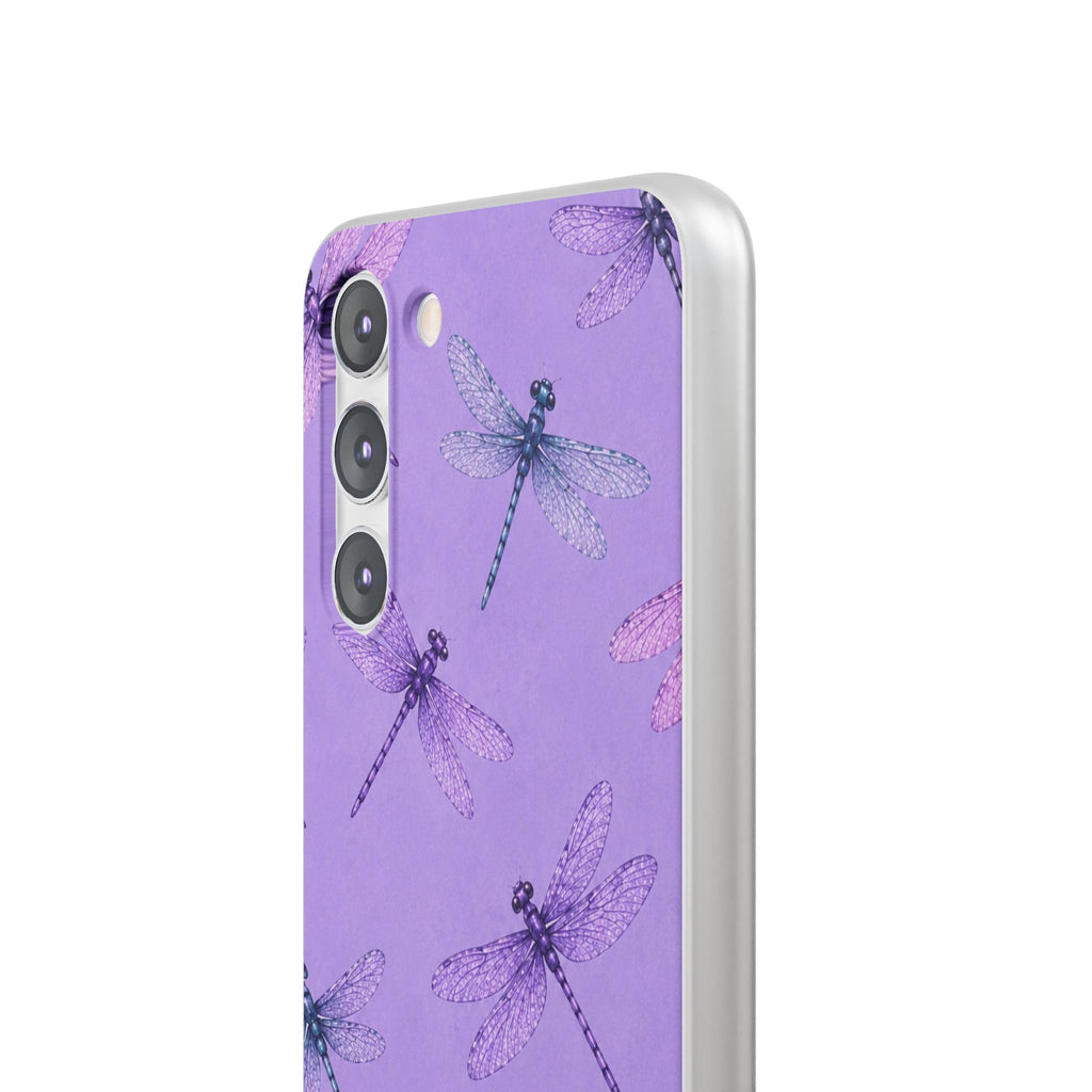 Lavender Dragonfly Dreams-Flexi iPhone & Samsung Phone Case