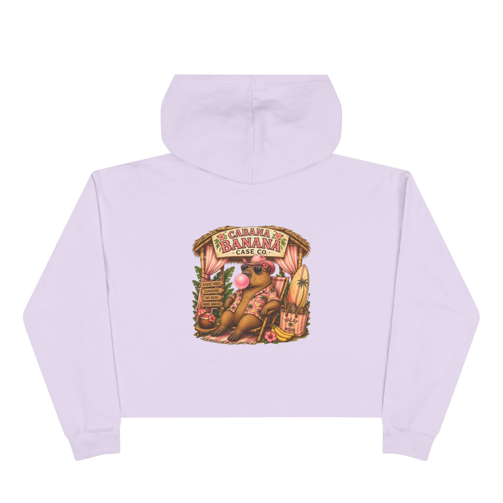 Capy Cabana- Crop Hoodie