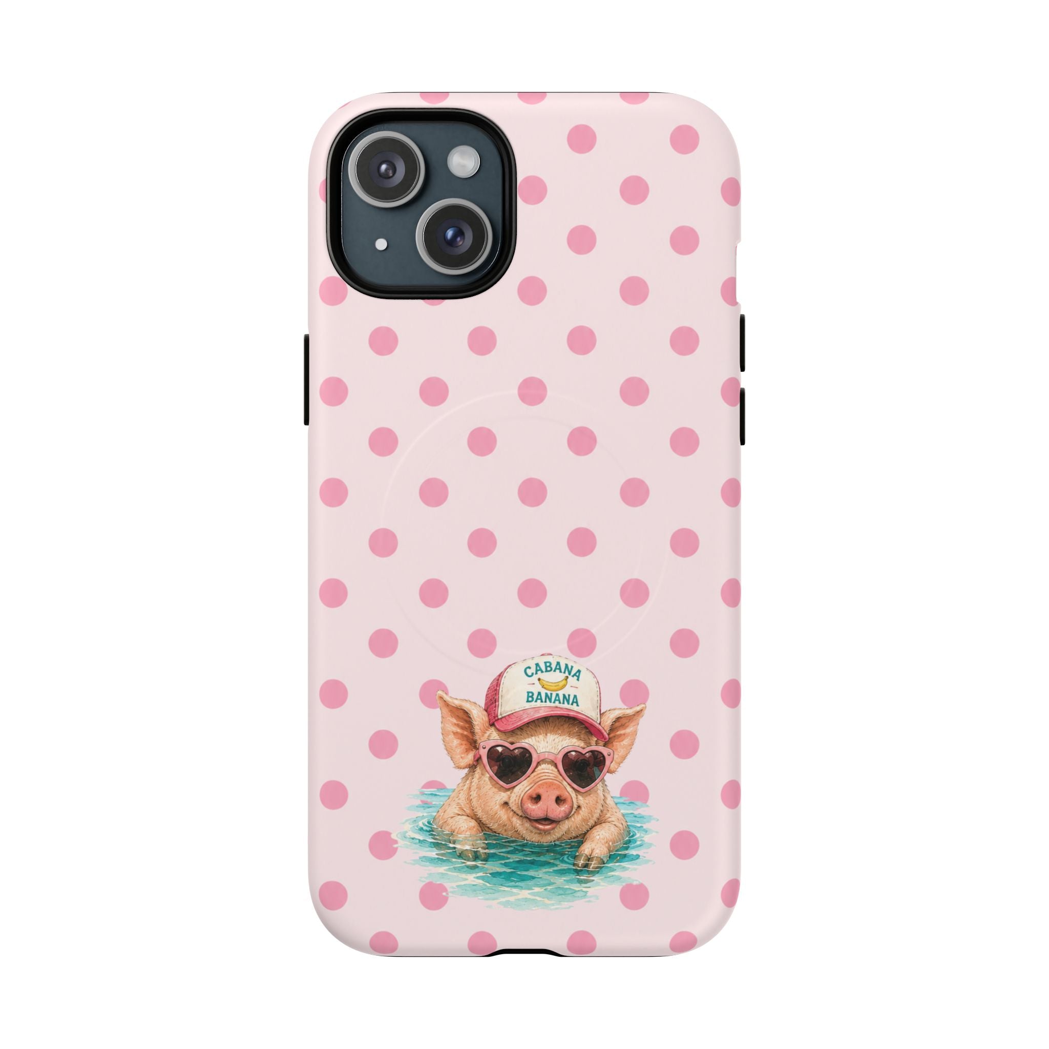Pink Piggie Confetti- Tough Magnetic Phone Case