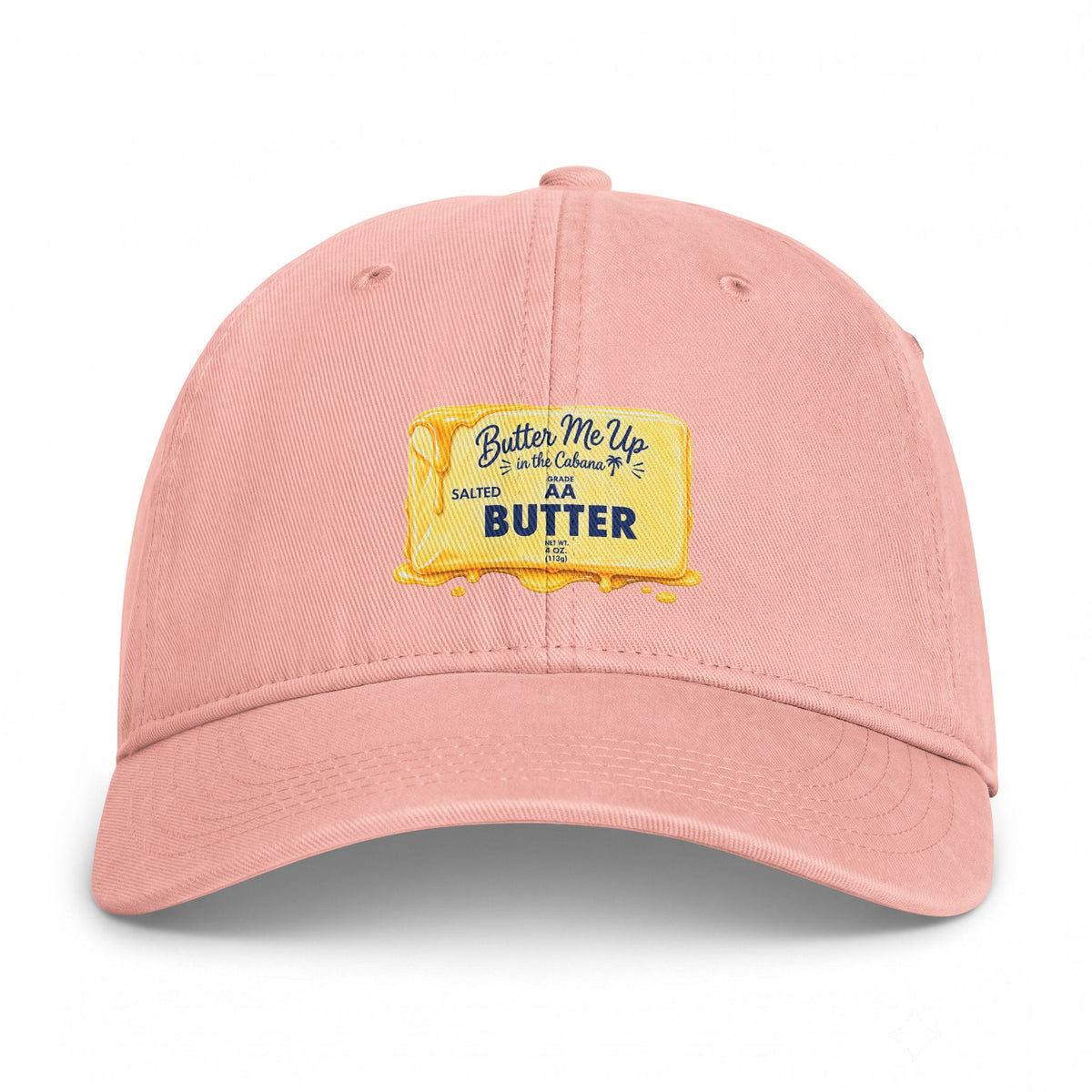 Butter Me Up In The Cabana — Coastal Washed Baseball Hat