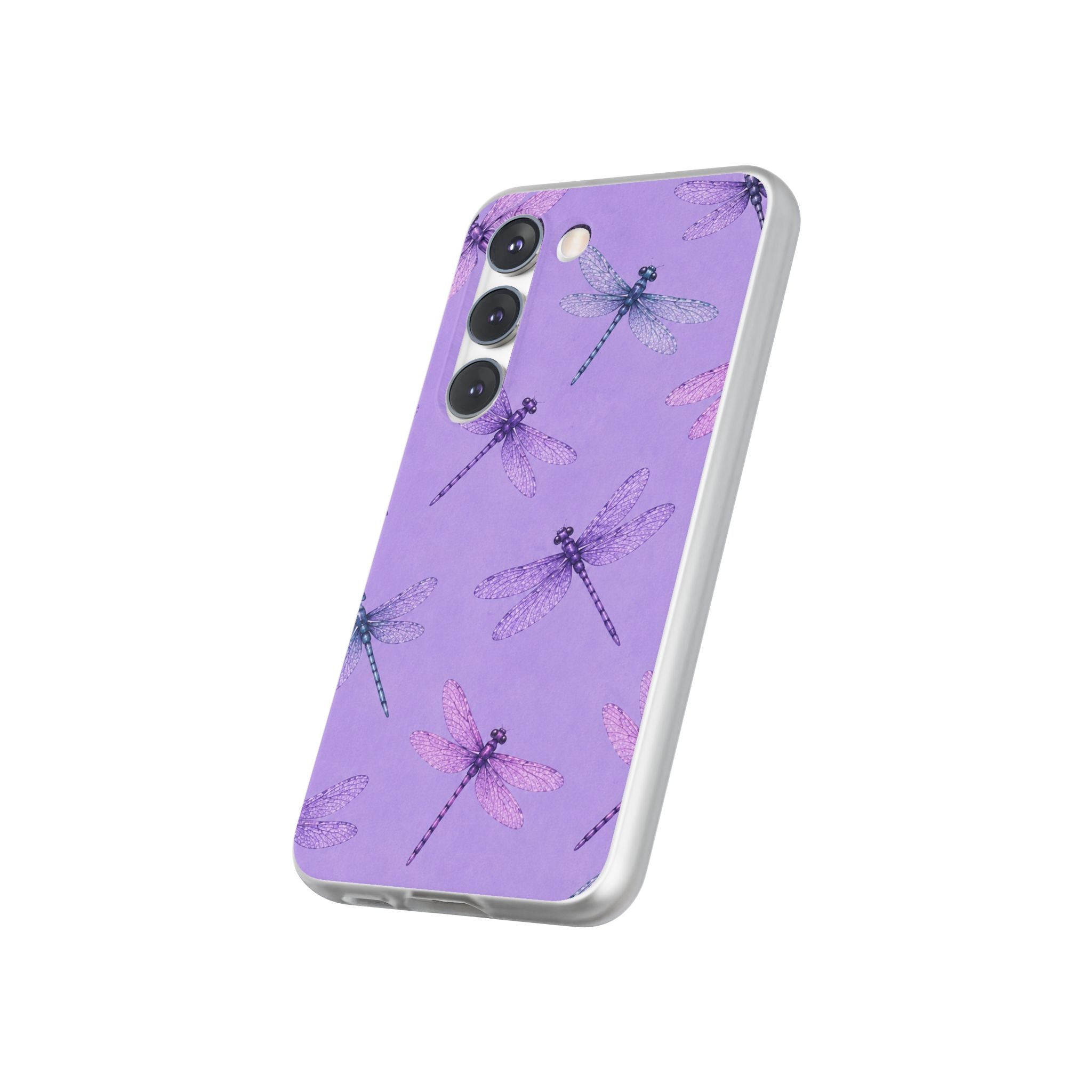 Lavender Dragonfly Dreams-Flexi iPhone & Samsung Phone Case