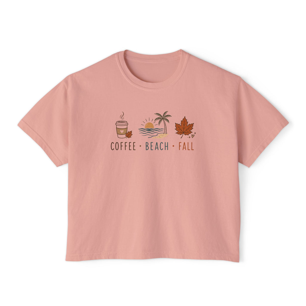 Coffee • Beach • Fall – Boxy Tee