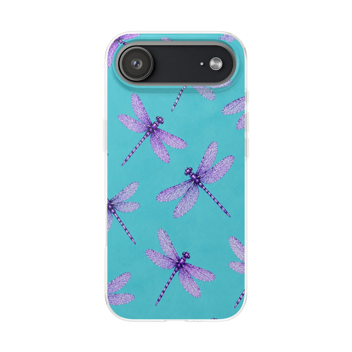 Turquoise Dragonfly Dreams – Flexi iPhone & Samsung Phone Case