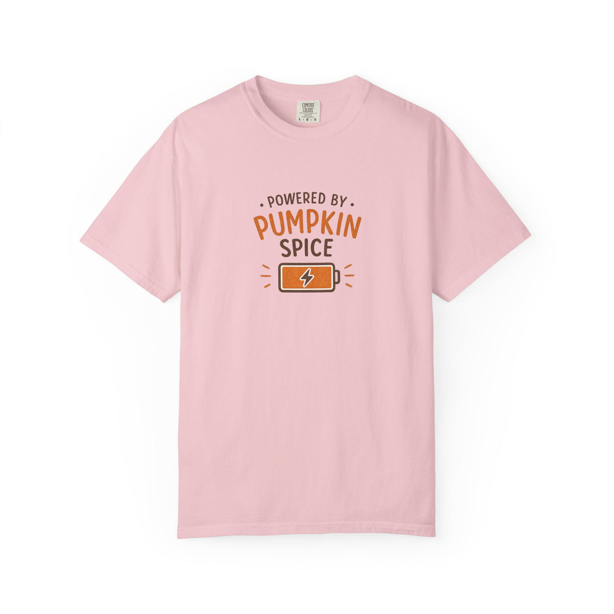 Powered by Pumpkin Spice – Comfort Colors® Tee