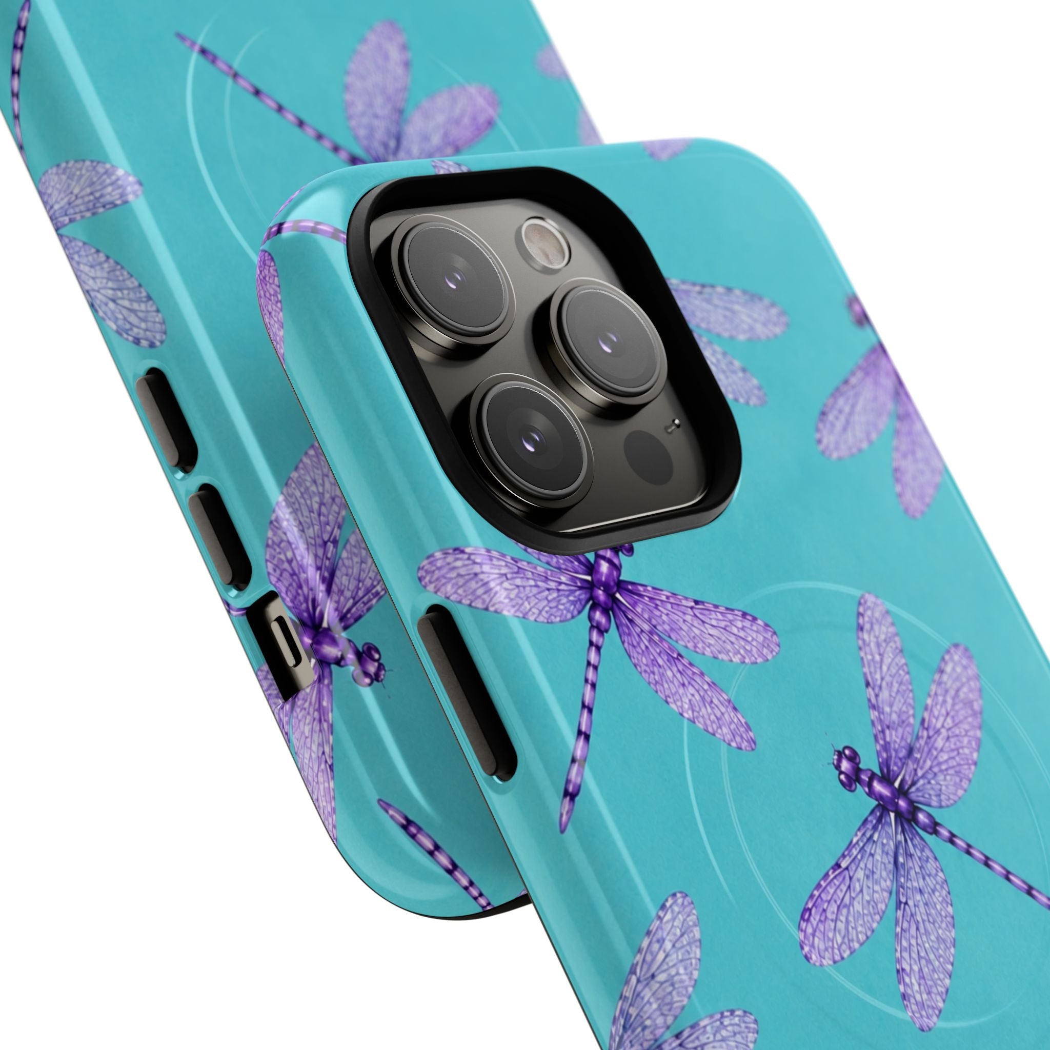 Turquoise Dragonfly Dreams – Tough Magnetic Phone Case