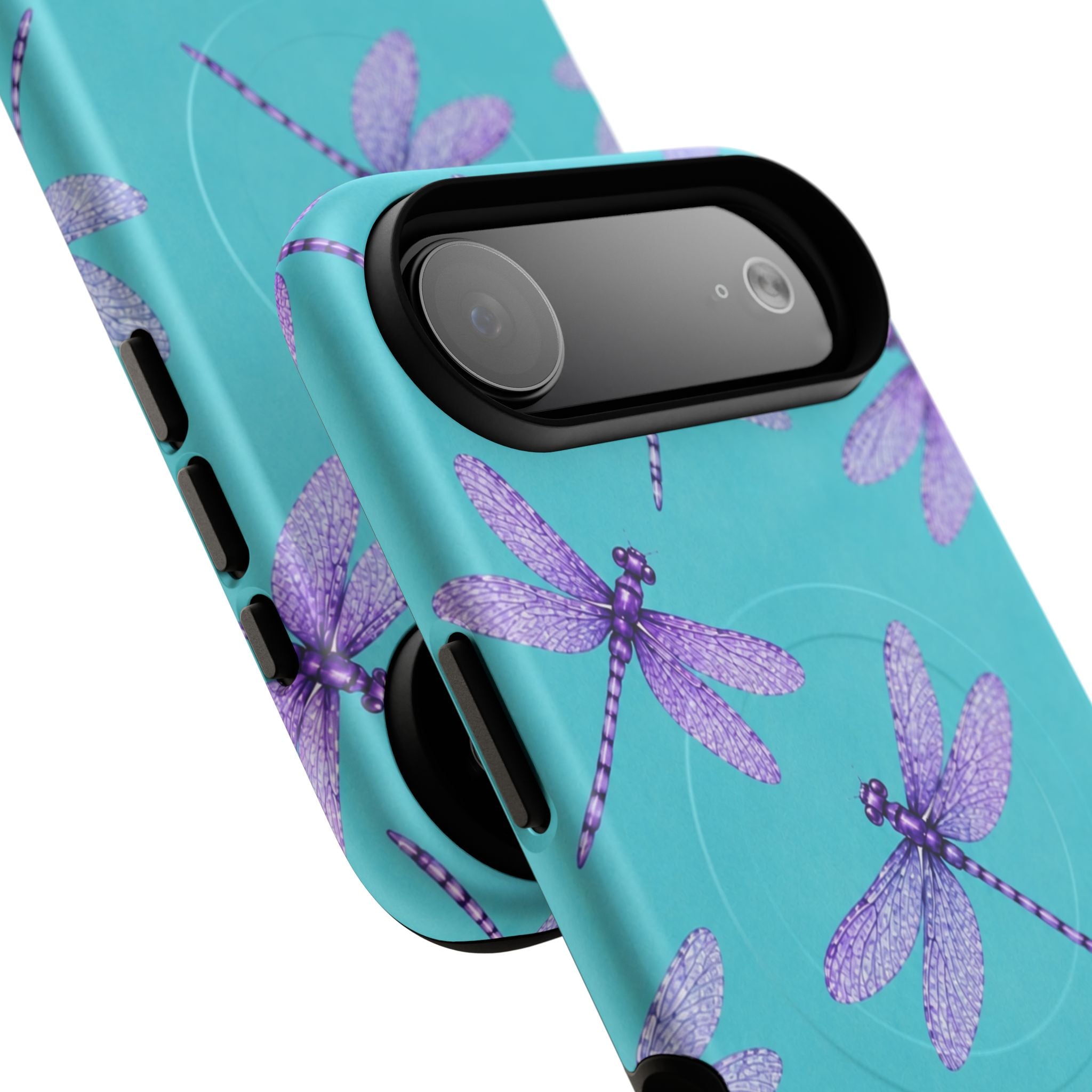 Turquoise Dragonfly Dreams – Tough Magnetic Phone Case