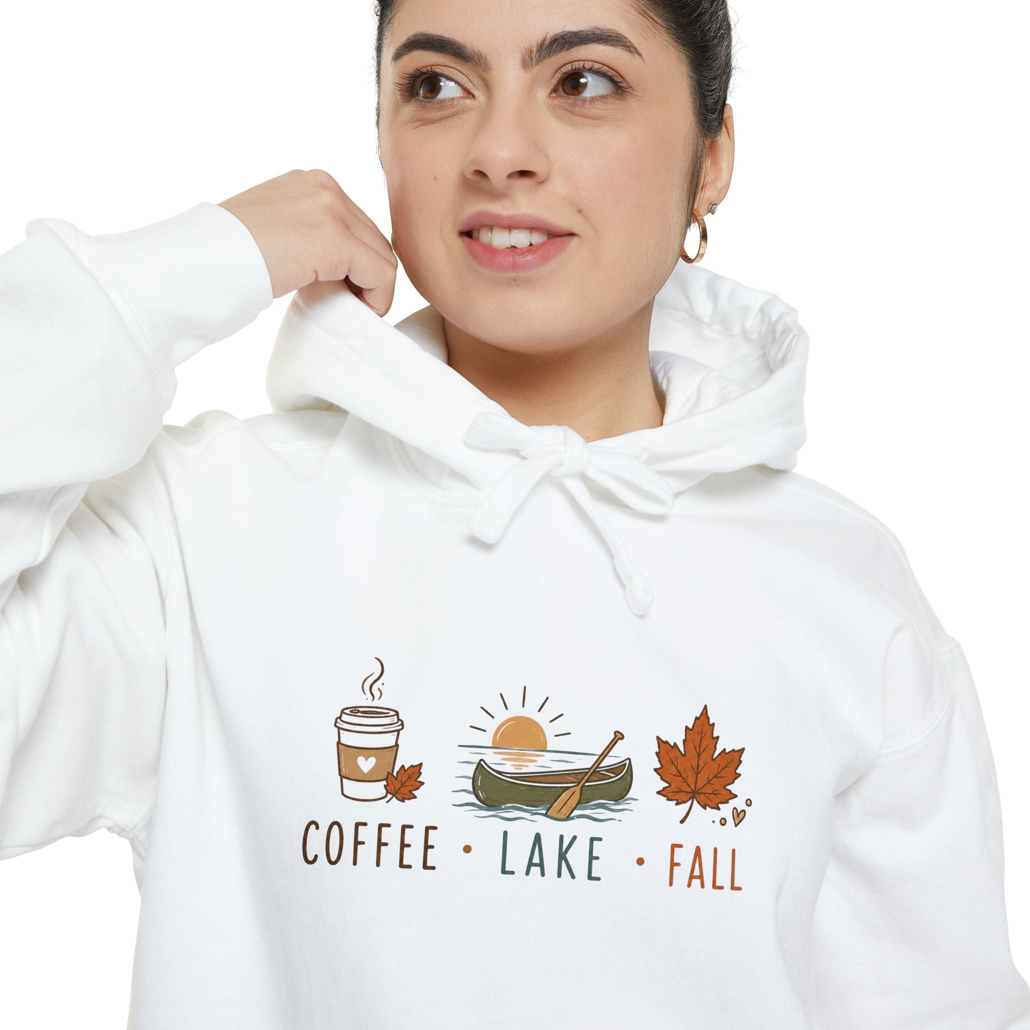 Coffee • Lake • Fall – Comfort Colors® Hoodie