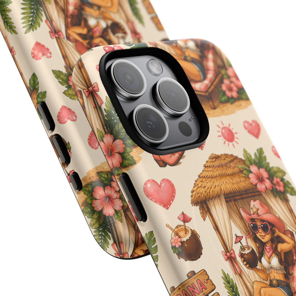 Cabana Cowgirl- Tough Magnetic Phone Case