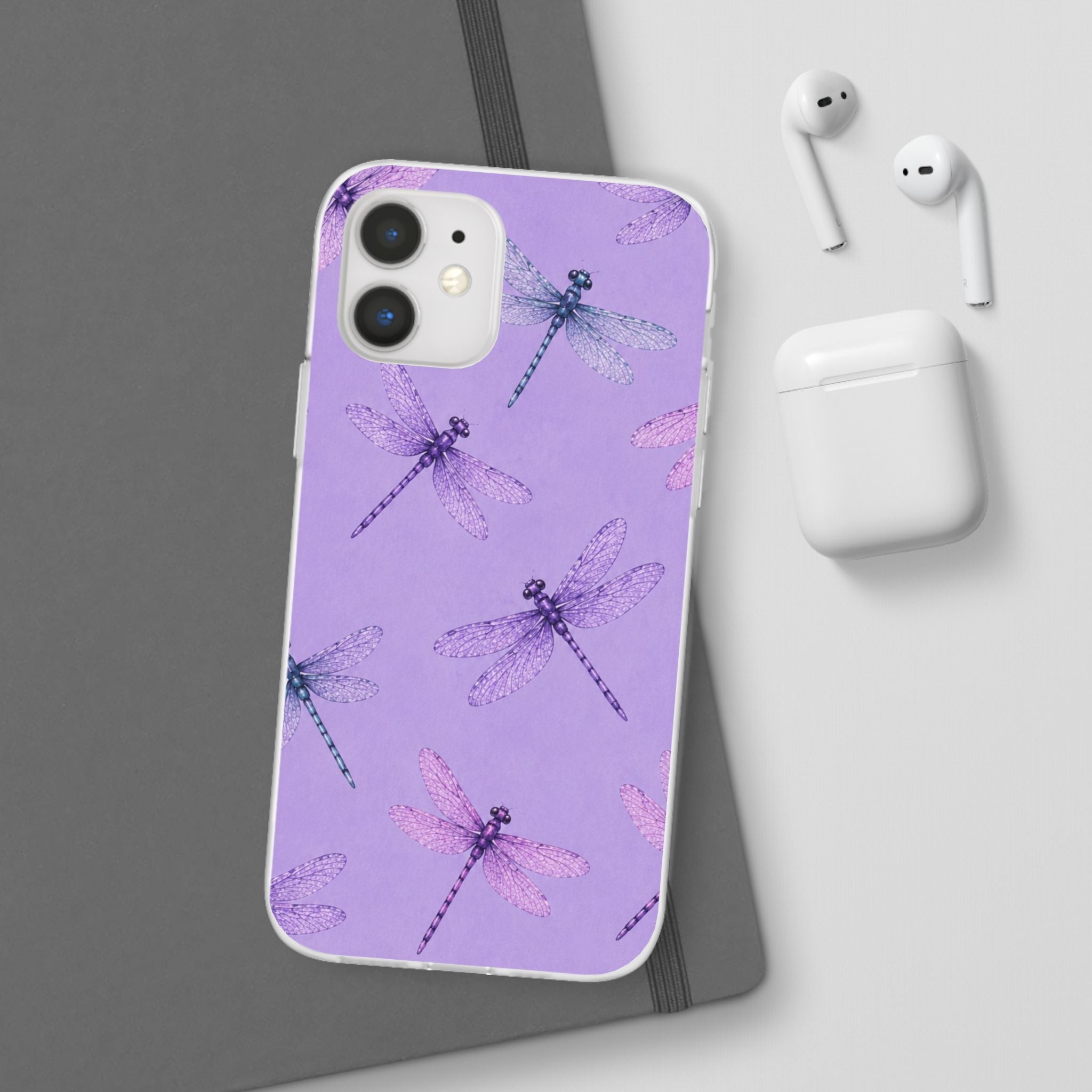 Lavender Dragonfly Dreams-Flexi iPhone & Samsung Phone Case