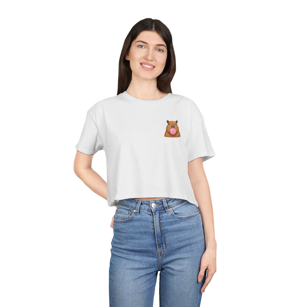 Capy Cabana- Crop Tee